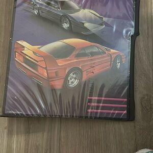 Vintage Car MEAD Binder